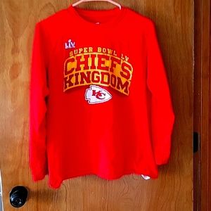 Men's LIV Superbowl KC Chiefs long sleeve shirt